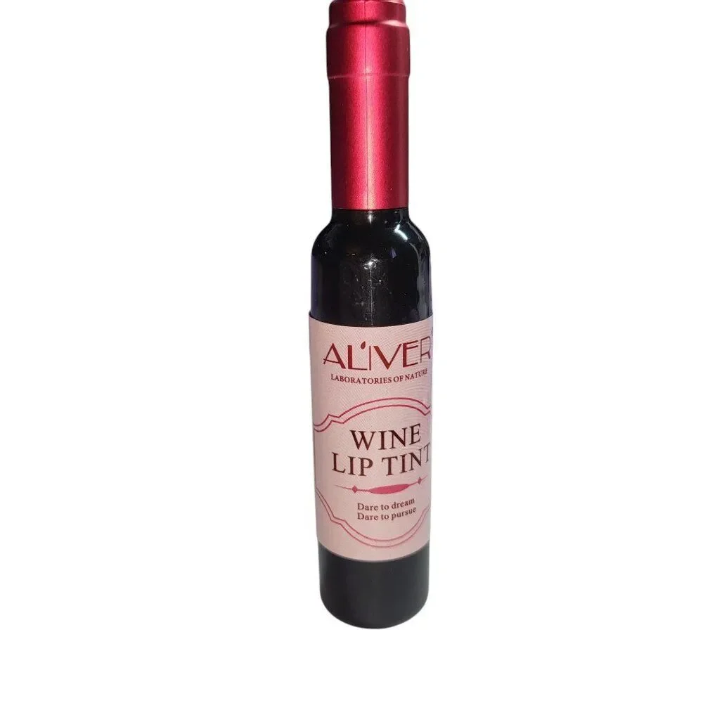NEW Aliver Wine Lip Tint Liquid Matte #RD01 Shiraz Red